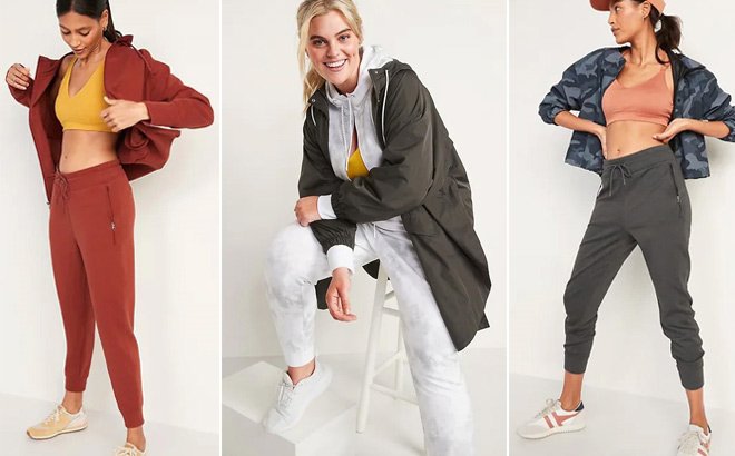 Old Navy Women’s Fleece Joggers $22