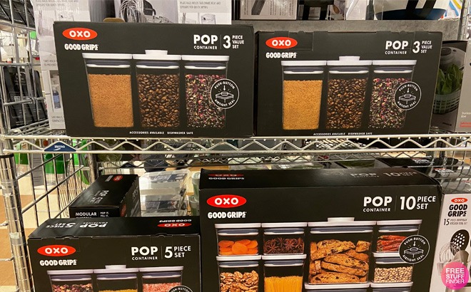 OXO 3-Piece Food Storage Sets $23 (Reg $52)