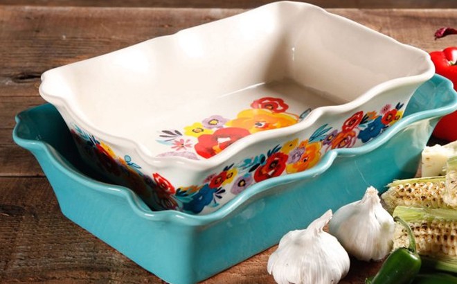 Pioneer Woman 2-Piece Bakeware Set $17