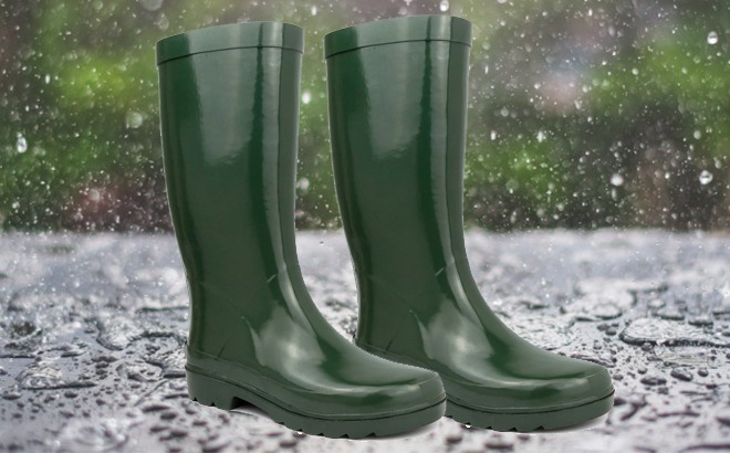 Women's Rain Boots $30 Shipped