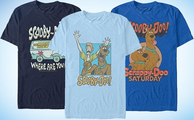 Scooby-Doo Graphic Tees $16.99