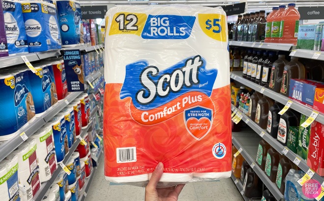 Scott Toilet Paper 12-Pack for $2.75