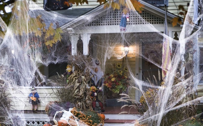 Spider Web Halloween Decorations $10.99