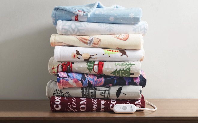 Heated Plush Throw $29 Shipped (Reg $100)