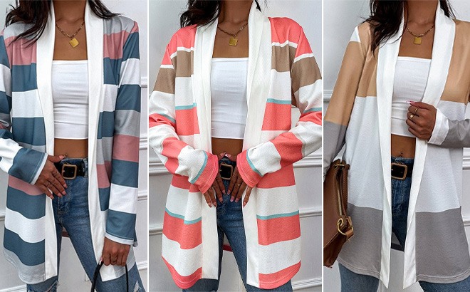 Stripe Cardigans $12.99!