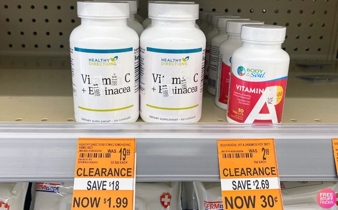 Walgreens Clearance: Vitamin Supplements $1.99 (Reg $20)