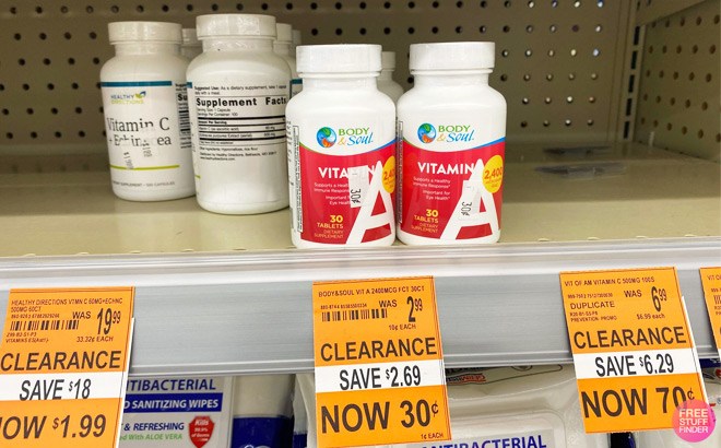 Walgreens Clearance: 90% Off Vitamin Supplements