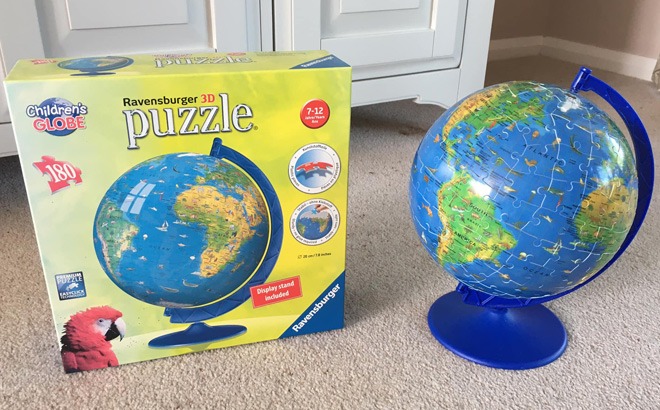 Kids' 3D Globe Puzzle $9.99!