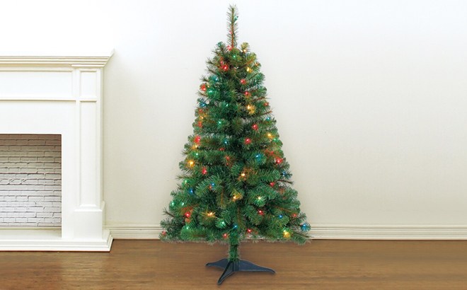 4-Foot Pre Lit Christmas Trees $19.99!