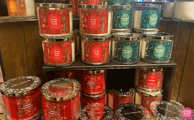 Bath & Body Works 3-Wick Candles $12