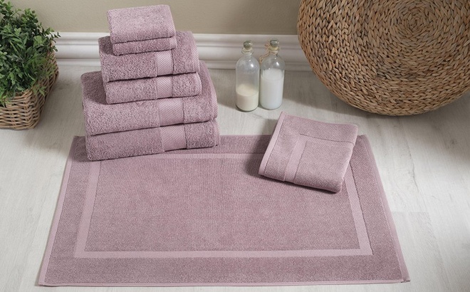 8-Piece Towel & Bath Mat Sets $34.99