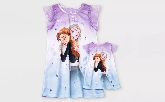 Disney Nightgown & Doll Gown Set $8