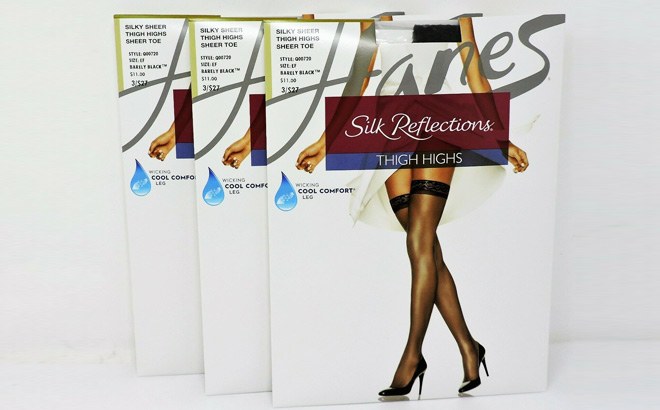 Hanes Pantyhose 3-Pack for $11 Shipped