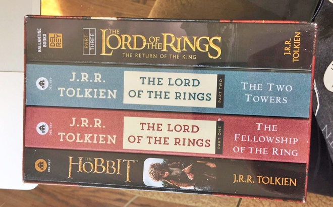 The Lord of the Rings 4-Book Boxed Set $14
