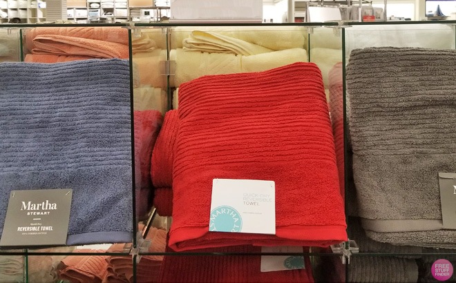 Martha Stewart Bath Towels $4.80 (Reg $16)