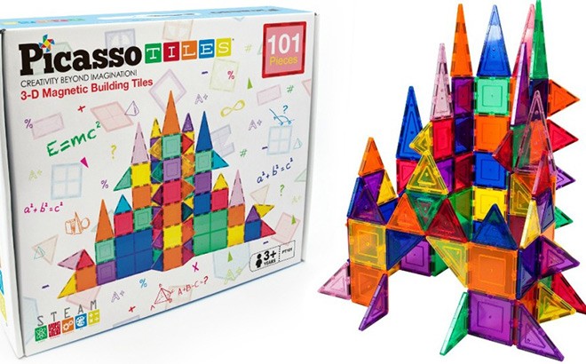Picasso Tiles 101-Piece Building Playset $30