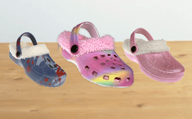 Sherpa-Lined Clogs for Kids $8.99 (Reg $20)