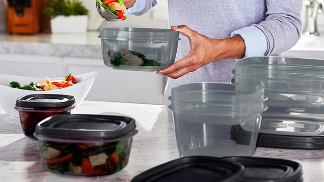 Rubbermaid 40 Piece Assorted Food Storage Container Set, 6 Vented