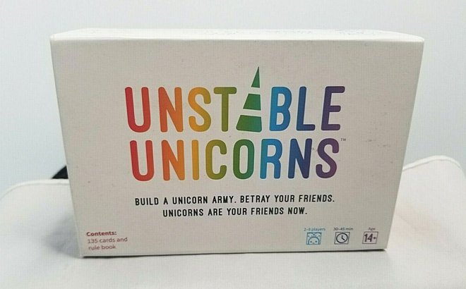 Unstable Unicorns Card Game $9.99