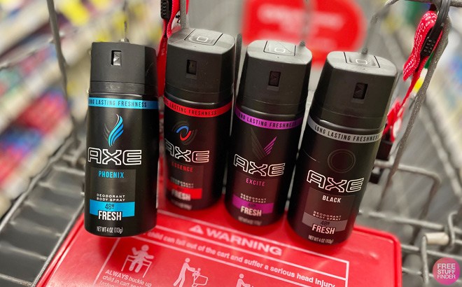 4 FREE Axe Body Sprays + $1 Moneymaker