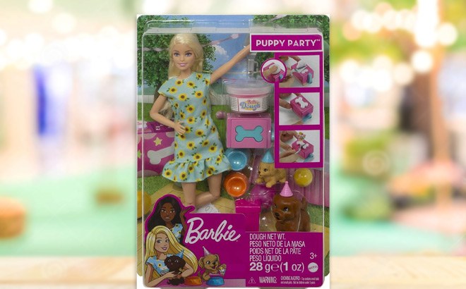 Barbie Puppy Party Playset $11 (Reg $20)