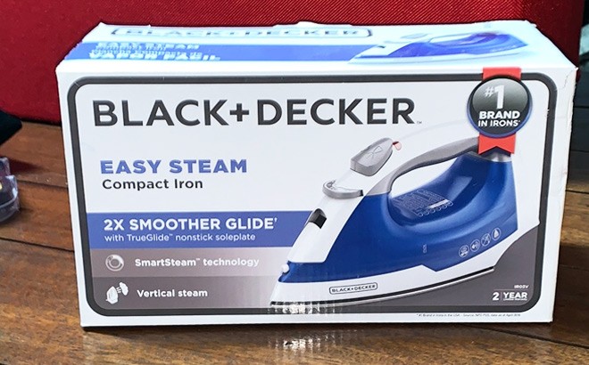 Black + Decker Compact Iron $9.99 (Reg $34)