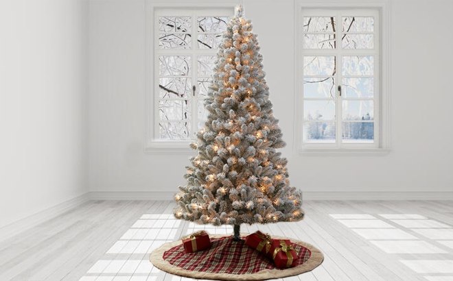 6.5-Feet Pre-Lit Christmas Tree $69