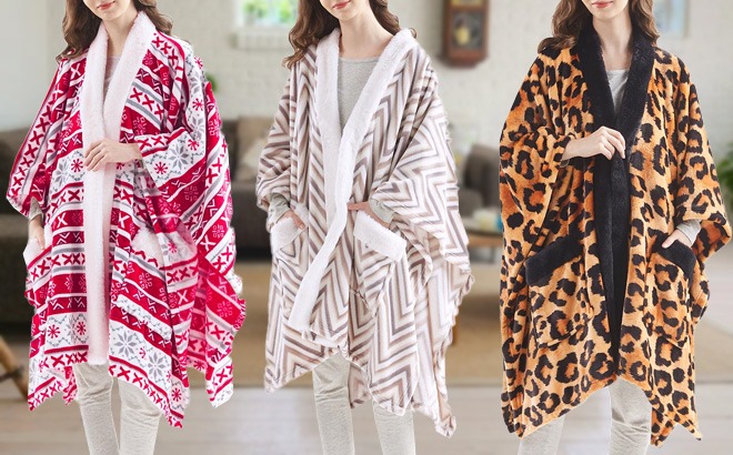 Cozy Plush Wrap Throw $16.99 (Reg $50)