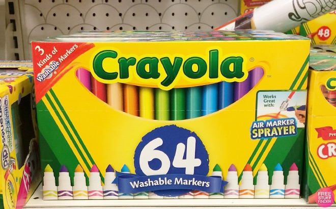 Crayola Washable Markers 64-Count $15! | Free Stuff Finder