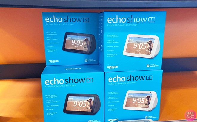 Amazon Echo Show 5 for $44.99 (Reg $85)
