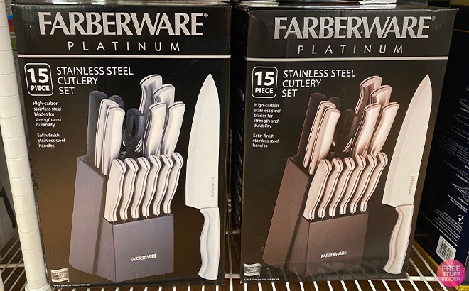 Farberware 15-Piece Cutlery Set $20 (Reg $80)