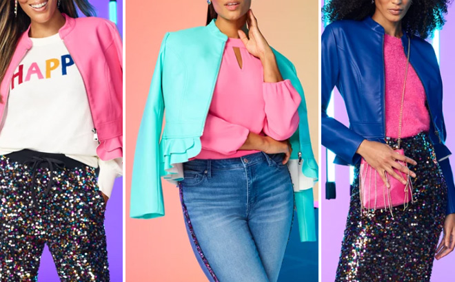 Faux Leather Jacket $29.99 Shipped (Reg $90)