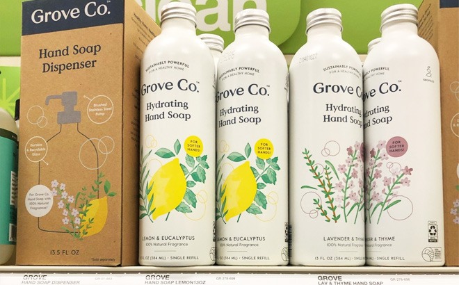 Grove Co. Soaps 6¢ Each at Target!