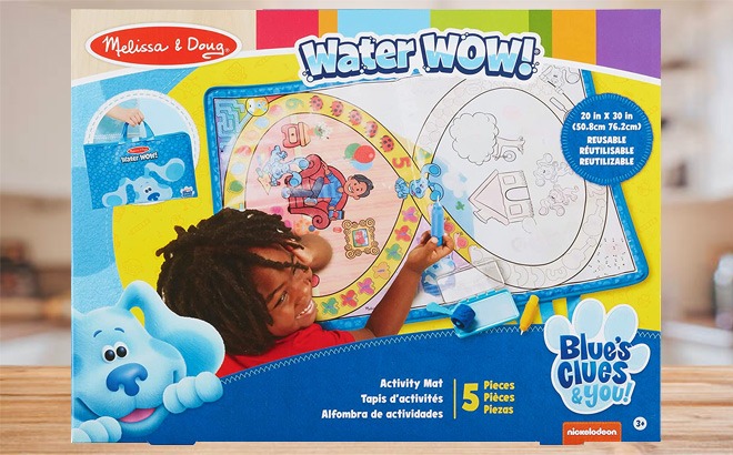 Melissa & Doug Blue's Clues Activity Mat $13!