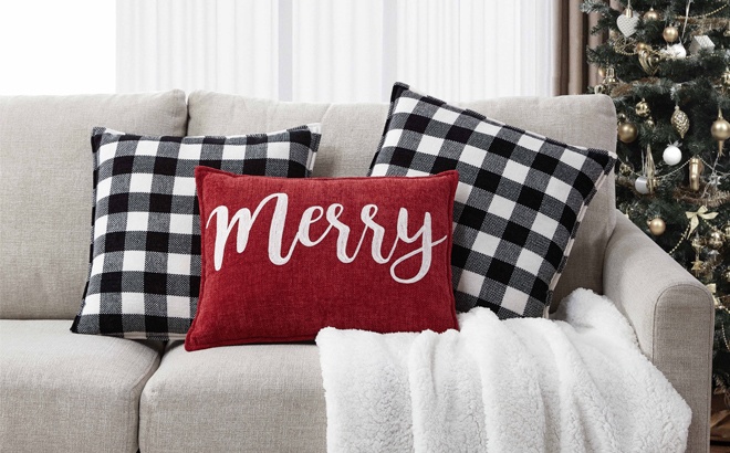 Holiday 3-Pack Throw Pillow $24.88