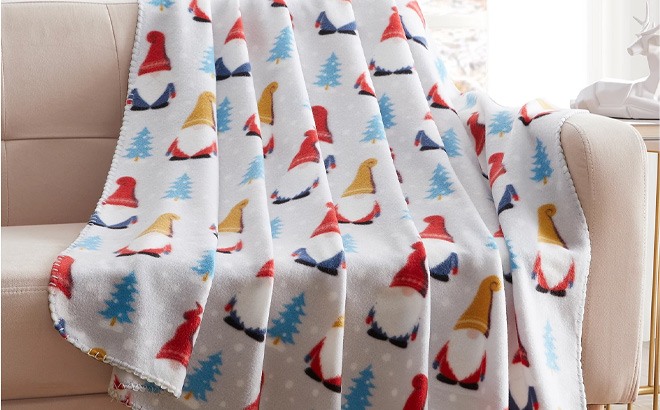 Holiday Fleece Throw $5.99!
