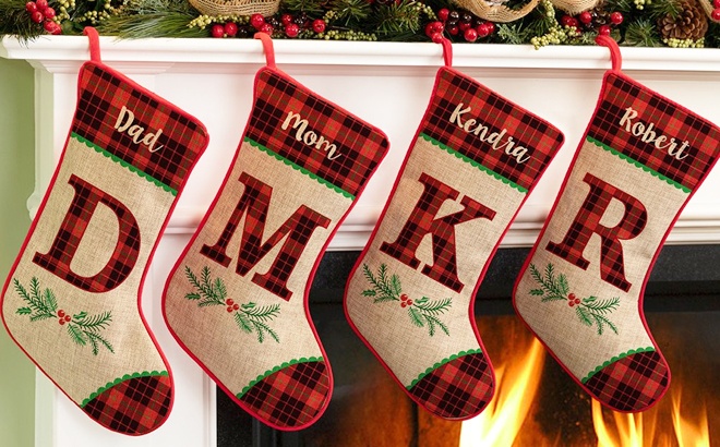 Personalized Holiday Stockings $16.99