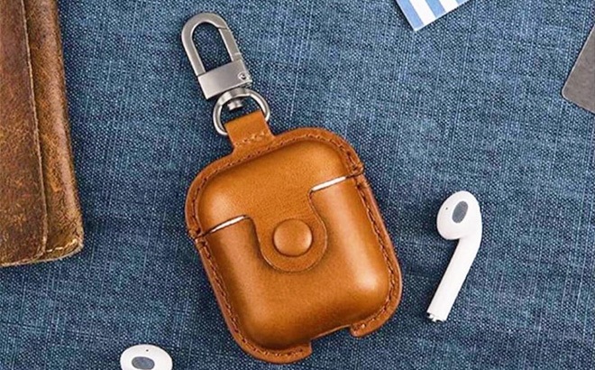 Leather AirPod Case $13.99 Shipped!