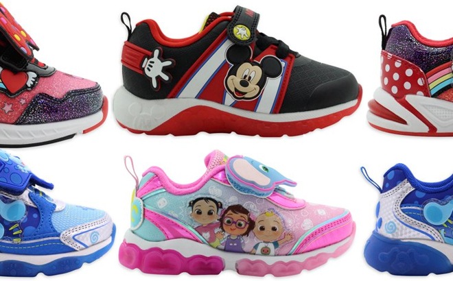 Kids Character Athletic Shoes $12