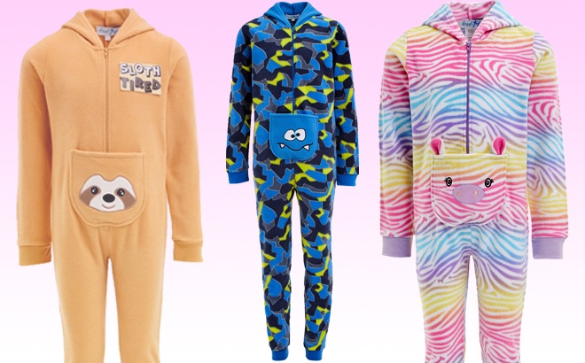 Kids' Pajama Bodysuit $12.99
