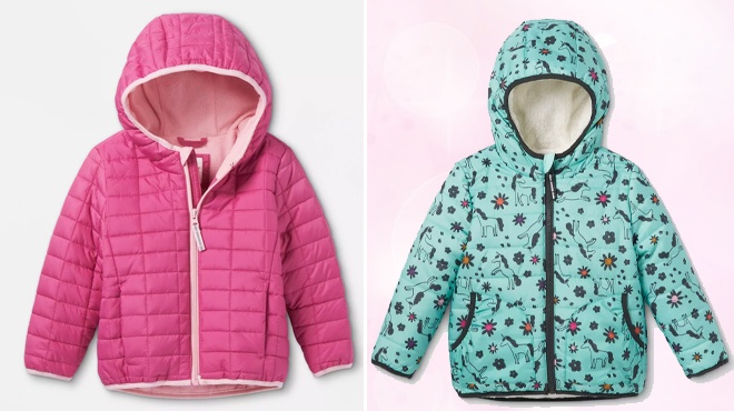 Pastel Party Puffer Winter Jacket for Cats