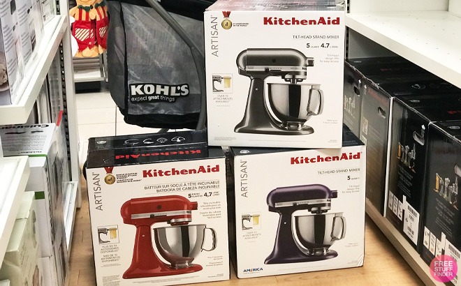 KitchenAid 5-Quart Stand Mixer Bundle $349 + $120 Kohl’s Cash!