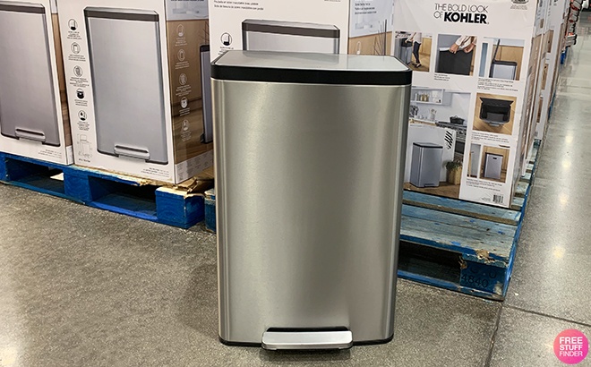 Kohler 47-Liter Step Trash Bin $54.99