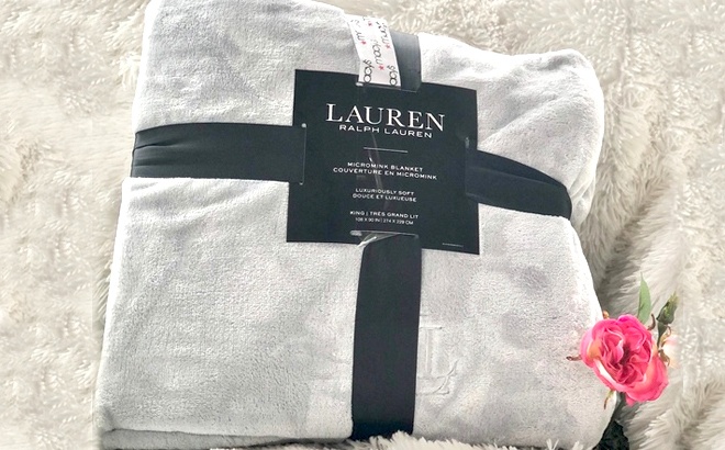 Ralph Lauren Micromink Blanket $32 Shipped | Free Stuff Finder