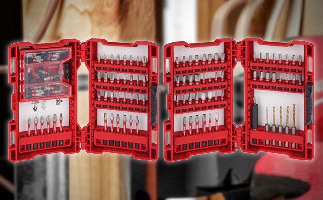 Milwaukee 120-Piece Screwdriver Bit Set $24!