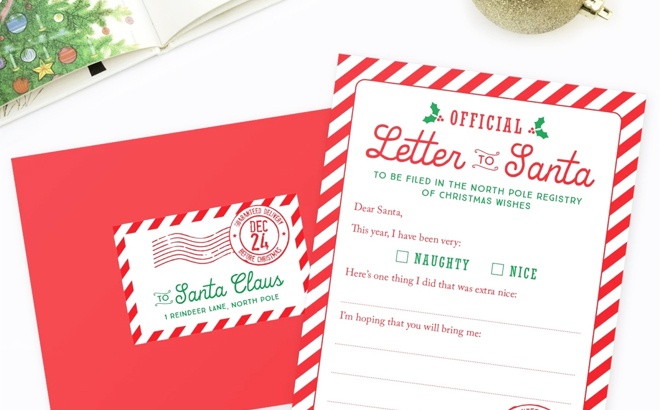 Official Letter to Santa Kit $9.95