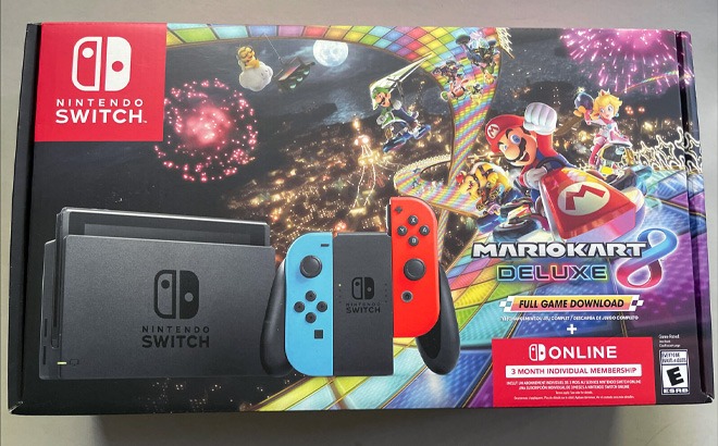 Nintendo Switch & Mario Kart 8 Deluxe Bundle $299 Shipped!