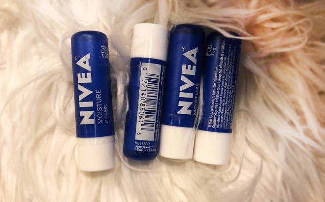 Nivea Lip Balm 4-Pack $6.63