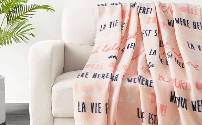 Fleece Throws $2.96 (Reg $20)