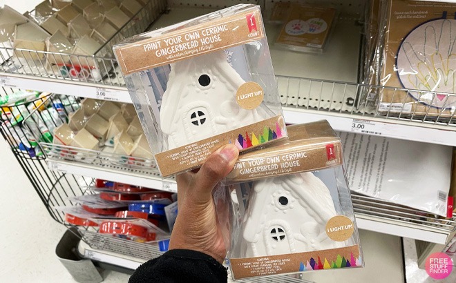 Paint Your Own Light Up House $3 at Target
